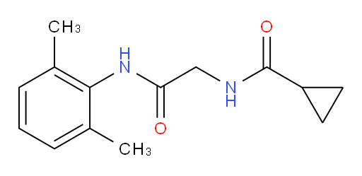 N-(2-((2,6-dimethylphenyl)amino)-2-oxoethyl)cyclopropanecarboxamide