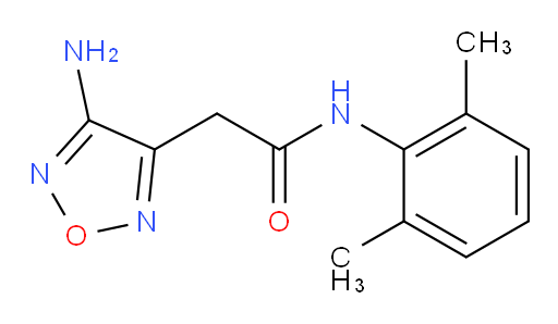 2-(4-amino-1,2,5-oxadiazol-3-yl)-N-(2,6-dimethylphenyl)acetamide