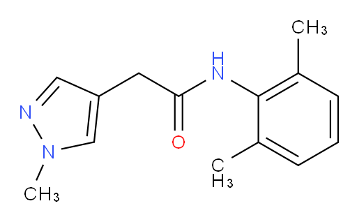 N-(2,6-dimethylphenyl)-2-(1-methyl-1H-pyrazol-4-yl)acetamide