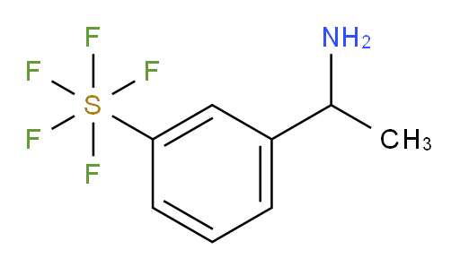 [3-(1-Aminoethyl)phenyl]sulfur pentafluoride