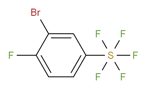 (3-Bromo-4-fluorophenyl)sulfur pentafluoride