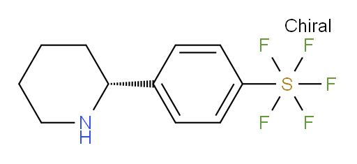 (R)-4-(piperidin-2-yl)(pentafluoromercapto)benzene