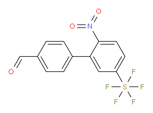 (4'-formyl-6-nitro-biphenyl-3-yl)sulfur pentafluoride