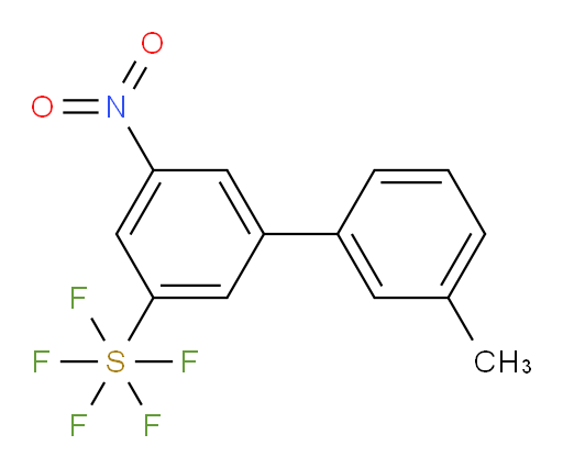 (3'-methyl-5-nitro-biphenyl-3-yl)sulfur pentafluoride