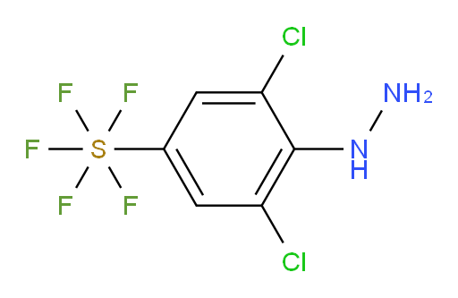 (3,5-dichloro-4-hydrazinophenyl)sulfur pentafluoride