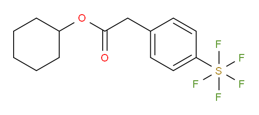 cyclohexyl 2-(4-(pentafluoromercapto)phenyl)acetate