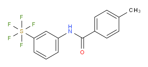 [3-[(4-methylbenzoyl)amino]phenyl]sulfur pentafluoride