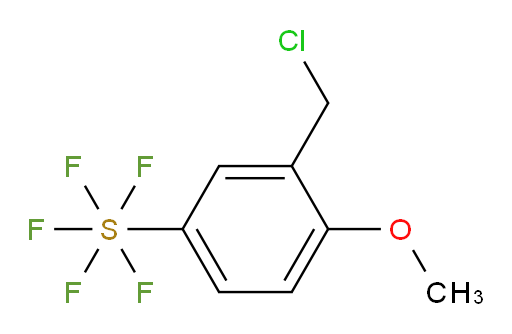 [3-(Chloromethyl)-4-methoxyphenyl]sulfur pentafluoride