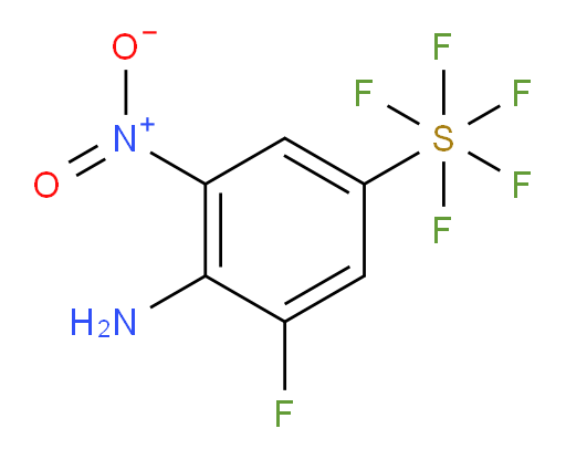 4-amino-3-fluoro-5-nitro(pentafluoromercapto)benzene