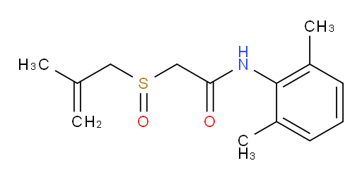 N-(2,6-dimethylphenyl)-2-((2-methylallyl)sulfinyl)acetamide