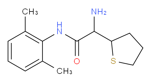 2-amino-N-(2,6-dimethylphenyl)-2-(tetrahydrothiophen-2-yl)acetamide