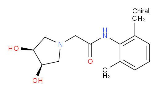 2-((3R,4S)-3,4-dihydroxypyrrolidin-1-yl)-N-(2,6-dimethylphenyl)acetamide