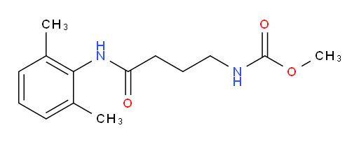 methyl (4-((2,6-dimethylphenyl)amino)-4-oxobutyl)carbamate