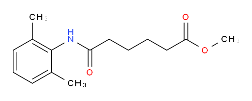 methyl 6-((2,6-dimethylphenyl)amino)-6-oxohexanoate