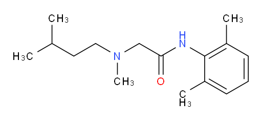 N-(2,6-dimethylphenyl)-2-(isopentyl(methyl)amino)acetamide
