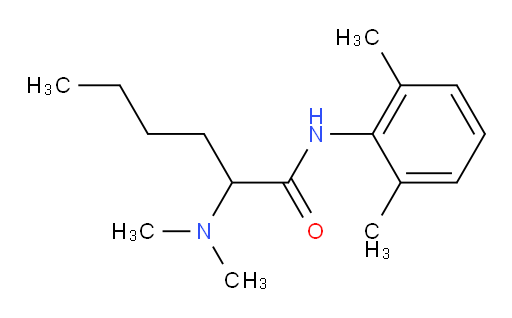 2-(dimethylamino)-N-(2,6-dimethylphenyl)hexanamide