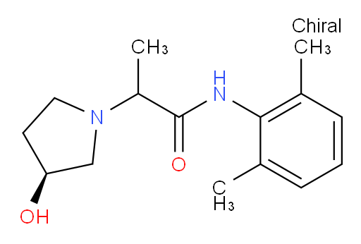 N-(2,6-dimethylphenyl)-2-((S)-3-hydroxypyrrolidin-1-yl)propanamide