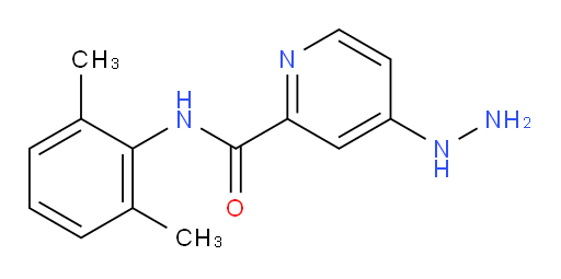 N-(2,6-dimethylphenyl)-4-hydrazinylpicolinamide