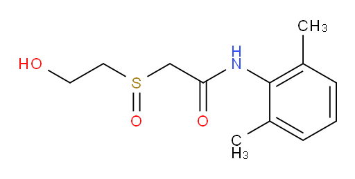 N-(2,6-dimethylphenyl)-2-((2-hydroxyethyl)sulfinyl)acetamide