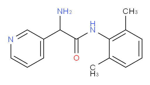 2-amino-N-(2,6-dimethylphenyl)-2-(pyridin-3-yl)acetamide