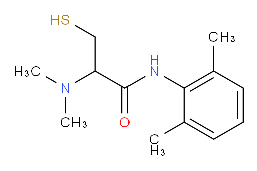 2-(dimethylamino)-N-(2,6-dimethylphenyl)-3-mercaptopropanamide