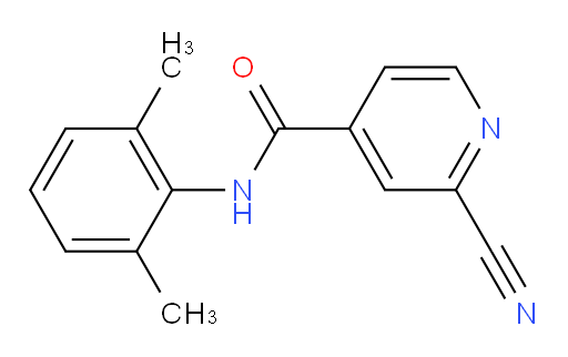 2-cyano-N-(2,6-dimethylphenyl)isonicotinamide