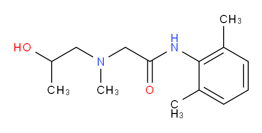 N-(2,6-dimethylphenyl)-2-((2-hydroxypropyl)(methyl)amino)acetamide