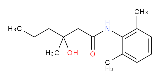 N-(2,6-dimethylphenyl)-3-hydroxy-3-methylhexanamide