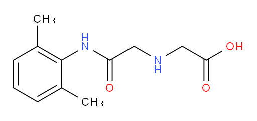 2-((2-((2,6-dimethylphenyl)amino)-2-oxoethyl)amino)acetic acid