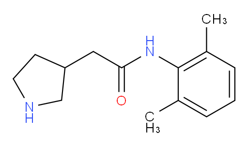 N-(2,6-dimethylphenyl)-2-(pyrrolidin-3-yl)acetamide