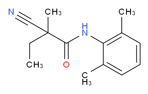 2-cyano-N-(2,6-dimethylphenyl)-2-methylbutanamide