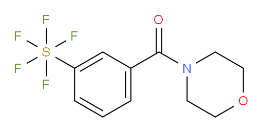 (3-(pentafluoromercapto)phenyl)(morpholino)methanone