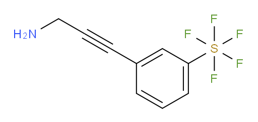 3-(3-aminoprop-1-yn-1-yl)(pentafluoromercapto)benzene