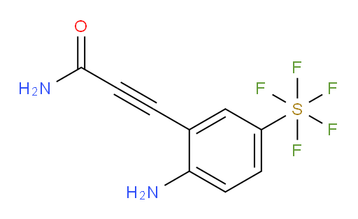 3-(2-amino-5-(pentafluoromercapto)phenyl)propiolamide