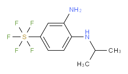 3-amino-4-(isopropylamino)(pentafluoromercapto)benzene