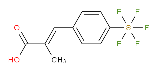 3-(4-(pentafluoromercapto)phenyl)-2-methylacrylic acid