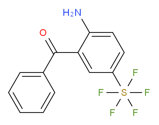 (4-Amino-3-benzoylphenyl)sulfur pentafluoride