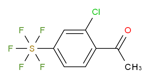 (4-Acetyl-3-chlorophenyl)sulfur pentafluoride