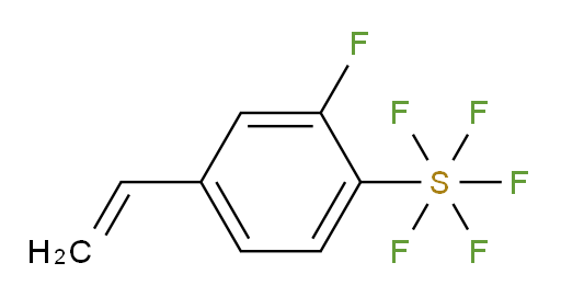2-fluoro-4-vinyl(pentafluoromercapto)benzene