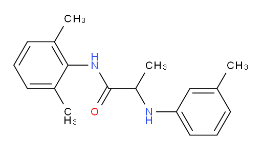 N-(2,6-dimethylphenyl)-2-(m-tolylamino)propanamide