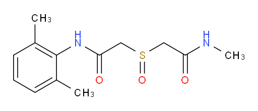 N-(2,6-dimethylphenyl)-2-((2-(methylamino)-2-oxoethyl)sulfinyl)acetamide