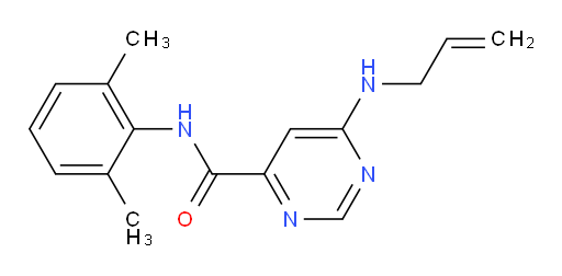 6-(allylamino)-N-(2,6-dimethylphenyl)pyrimidine-4-carboxamide