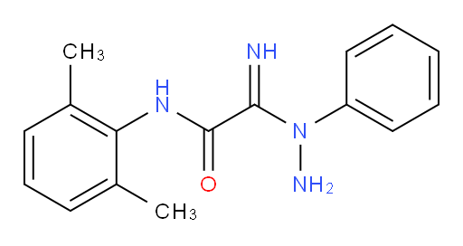 N-(2,6-dimethylphenyl)-2-imino-2-(1-phenylhydrazinyl)acetamide