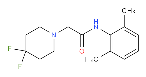 2-(4,4-difluoropiperidin-1-yl)-N-(2,6-dimethylphenyl)acetamide