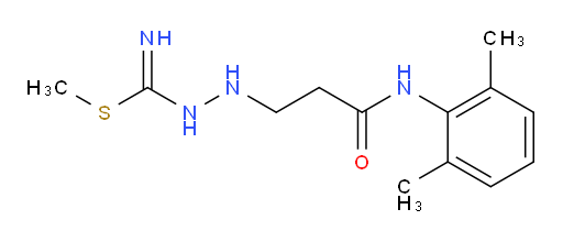 methyl 2-(3-((2,6-dimethylphenyl)amino)-3-oxopropyl)hydrazinecarbimidothioate