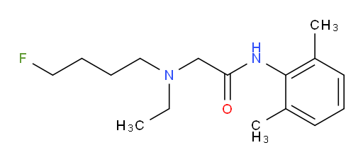 N-(2,6-dimethylphenyl)-2-(ethyl(4-fluorobutyl)amino)acetamide