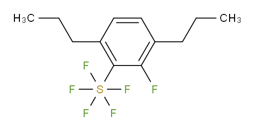 2-fluoro-3,6-dipropyl(pentafluoromercapto)benzene