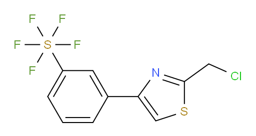 [3-[2-(Chloromethyl)-4-thiazolyl]phenyl]sulfur pentafluoride