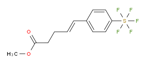 (E)-methyl 5-(4-(pentafluoromercapto)phenyl)pent-4-enoate
