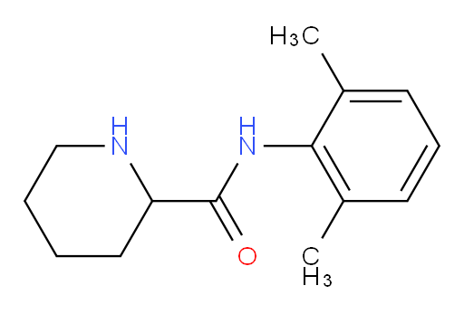 debutylbupivacaine;Desbutylbupivacain;desbutylbupivacaine;demethylmepivacaine;n-desbutylbupivacaine;2',6'-Pipecoloxylidide;2’,6’-pipecolylxylidine;Bupivacaine IMp. B (EP);N-DesMethyl Mepivacaine;Pipecolinoyl-2,6-xylidide
